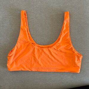 Danielle Guizio Orange Bikini Top M